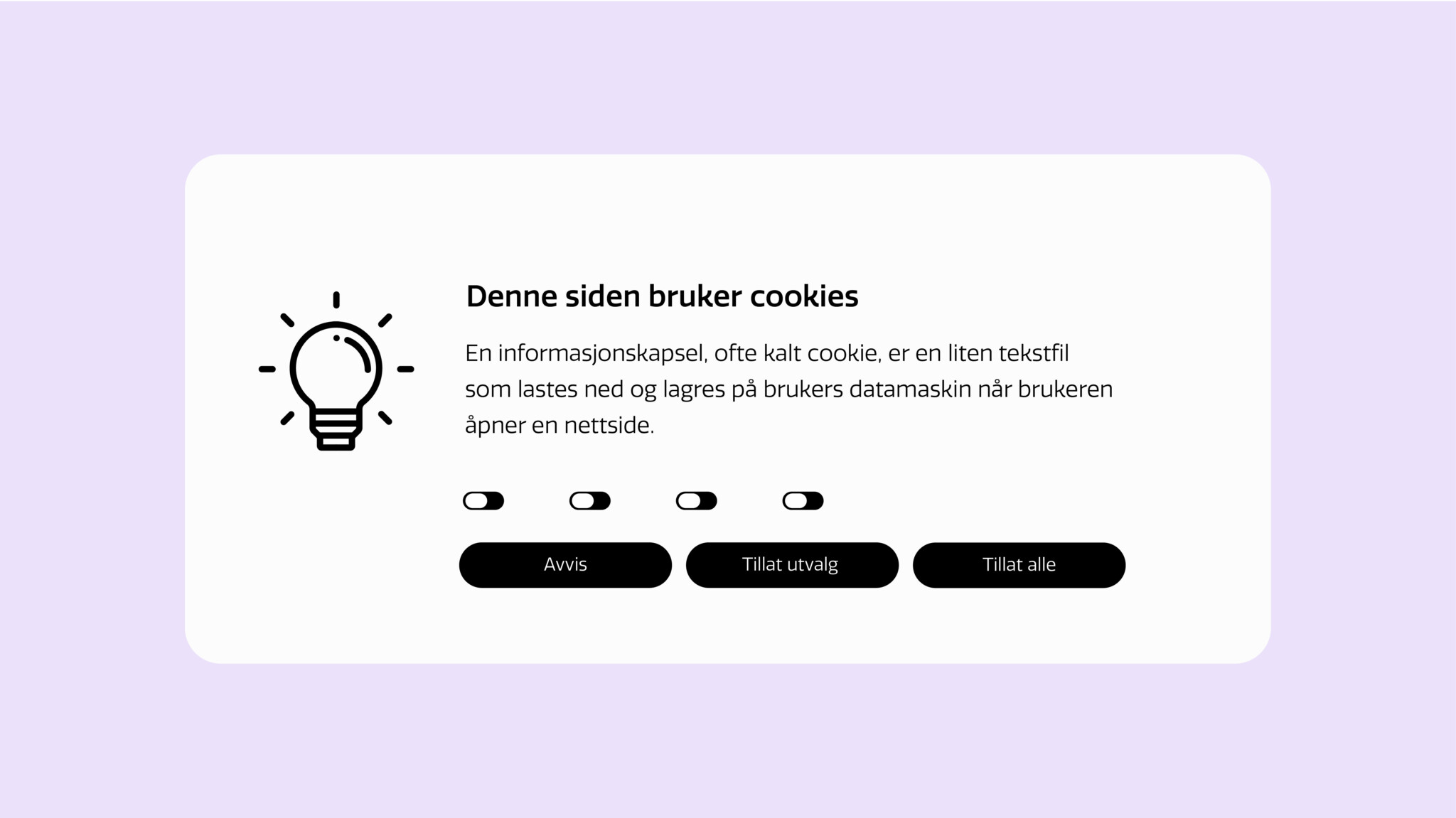 godkjent cookiebanner